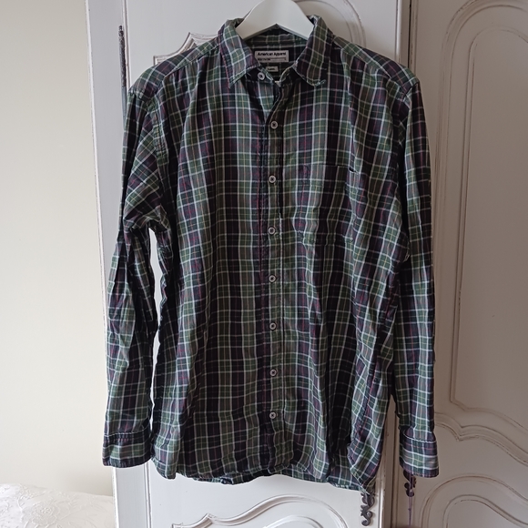 American Apparel Other - American Apparel Multicolor Plaid Casual Button Down Shirt